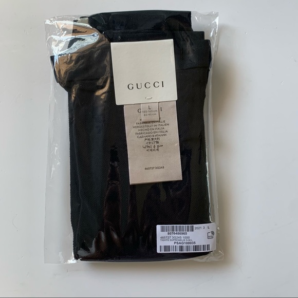 Authentic Gucci Supremelis Interlocking GG Logo Tights Stockings - Picture 2 of 15